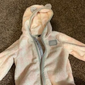 Pink and white The North Face 18-24 month jacket